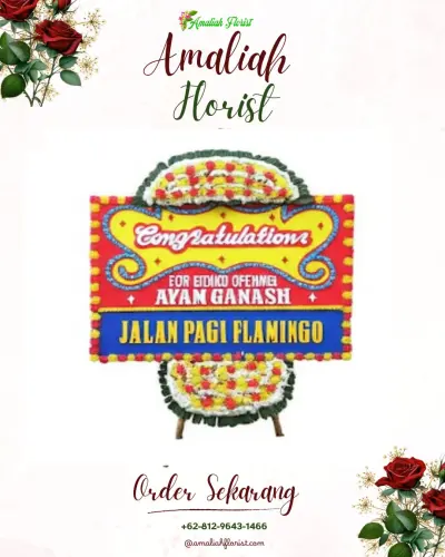 Bunga Papan Congratulation di Gh Universal Hotel Bandung